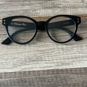 Dior CD3 Plastic Eyeglass Frame in Black